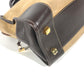 LOEWE Handbag Leather / suede beige Amazona 32 logo