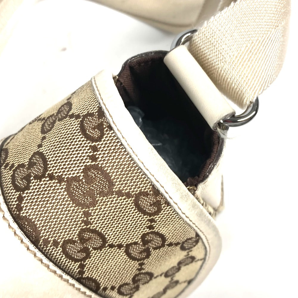 GUCCI Shoulder Bag 145858 GG canvas / leather beige GG