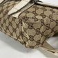 GUCCI Shoulder Bag 145858 GG canvas / leather beige GG