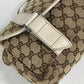 GUCCI Shoulder Bag 145858 GG canvas / leather beige GG