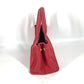 PRADA Handbag canvas Red logo Canapa Stainless Steel MINI