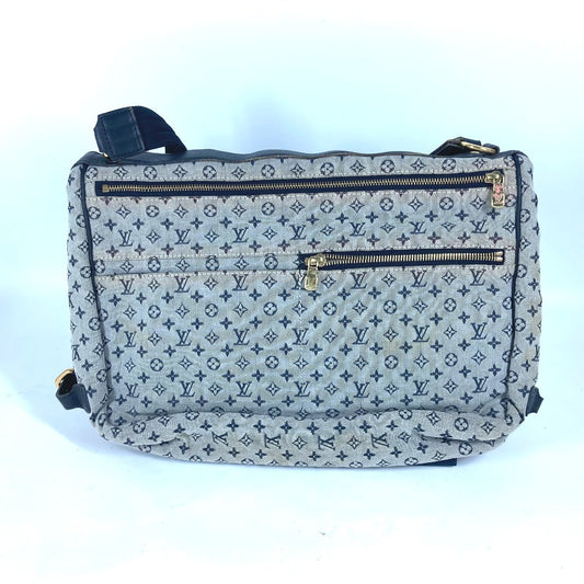 LOUIS VUITTON Shoulder Bag M42350 Monogram mini canvas Navy Monogram mini Sac Maman
