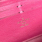 LOUIS VUITTON Long Wallet Purse M64201 Monogram canvas pink Monogram Flower Portefeuille Clemence