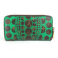 LOUIS VUITTON Long Wallet Purse M60451 Monogram canvas green Monogram Pumpkin Dot Yayoi Kusama Zippy wallet
