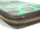 LOUIS VUITTON Long Wallet Purse M60451 Monogram canvas green Monogram Pumpkin Dot Yayoi Kusama Zippy wallet
