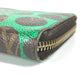 LOUIS VUITTON Long Wallet Purse M60451 Monogram canvas green Monogram Pumpkin Dot Yayoi Kusama Zippy wallet