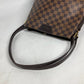 LOUIS VUITTON Shoulder Bag N41108 Damier canvas Brown Damier Hippo Rivington