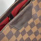 LOUIS VUITTON Shoulder Bag N41108 Damier canvas Brown Damier Hippo Rivington