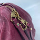 LOUIS VUITTON Shoulder Bag M40755 Monogram Ann Platt Leather wine-red Monogram Ann Platt Speedy�Ebandouliere30 Women Used Authentic