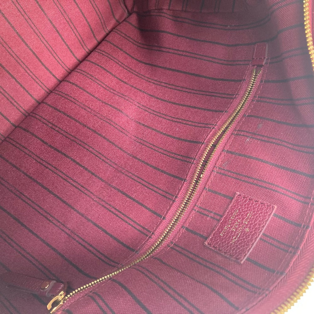LOUIS VUITTON Shoulder Bag M40755 Monogram Ann Platt Leather wine-red Monogram Ann Platt Speedy�Ebandouliere30 Women Used Authentic