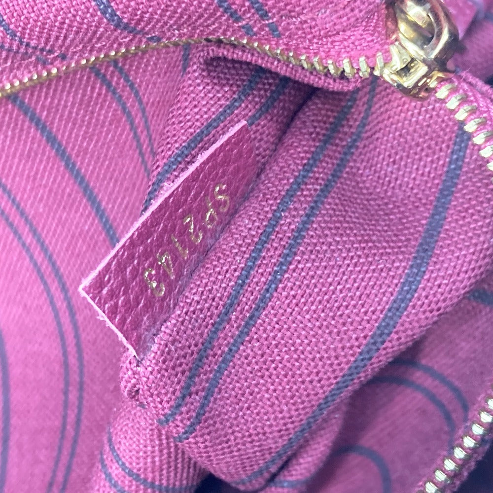 LOUIS VUITTON Shoulder Bag M40755 Monogram Ann Platt Leather wine-red Monogram Ann Platt Speedy�Ebandouliere30 Women Used Authentic