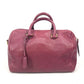 LOUIS VUITTON Shoulder Bag M40755 Monogram Ann Platt Leather wine-red Monogram Ann Platt Speedy�Ebandouliere30 Women Used Authentic