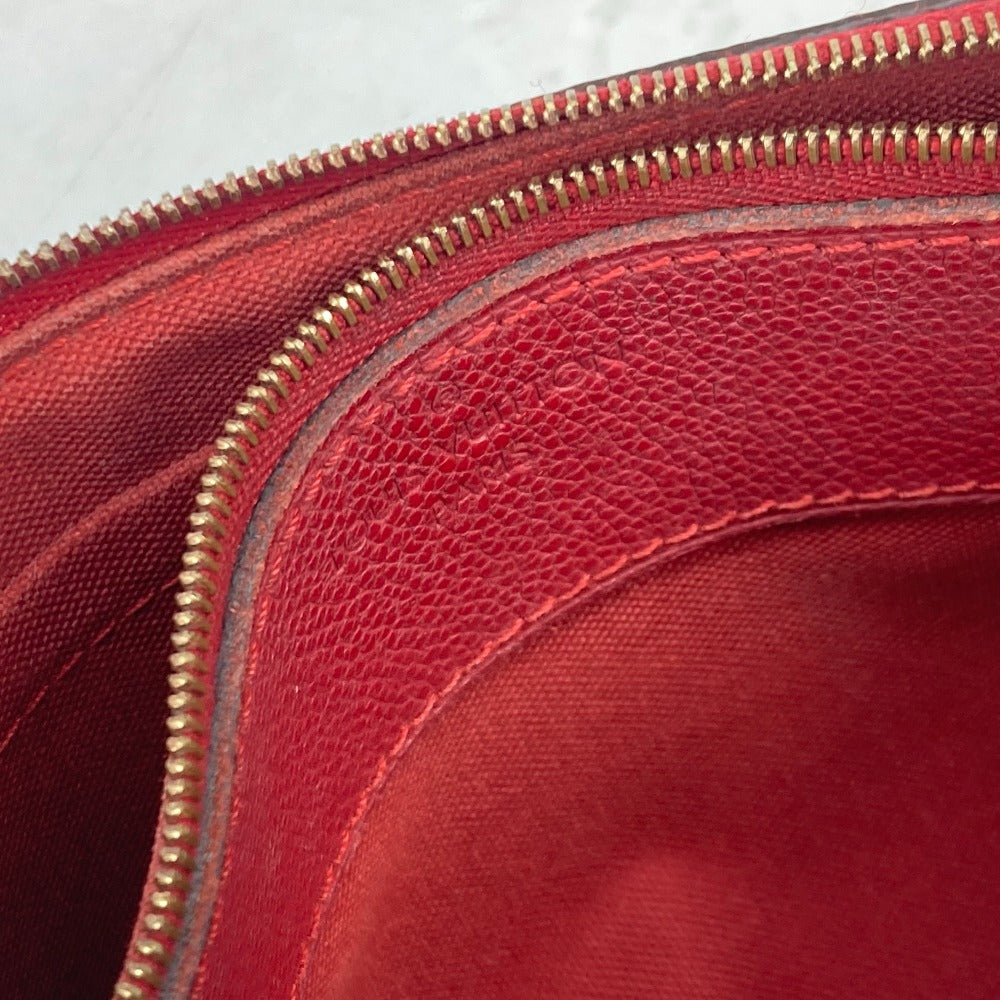 LOUIS VUITTON Shoulder Bag M41638 Monogram canvas Red Monogram Pallas clutch Women Used Authentic