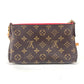 LOUIS VUITTON Shoulder Bag M41638 Monogram canvas Red Monogram Pallas clutch Women Used Authentic