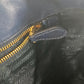 PRADA Handbag Nylon Blue type logo ribbon Women Used Authentic
