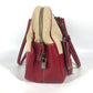 PRADA Shoulder Bag Leather / canvas beige By color Triangle logo plate Women Used Authentic