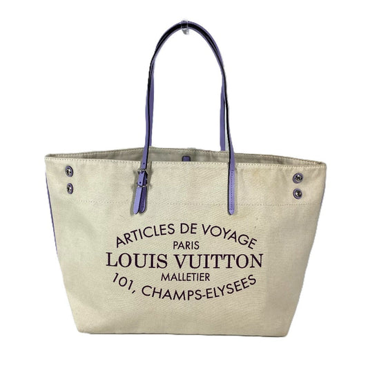 LOUIS VUITTON Shoulder Bag M94500 Leather / canvas purple Summer collection Hippo MM Women Used Authentic