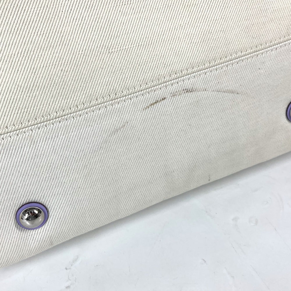 LOUIS VUITTON Shoulder Bag M94500 Leather / canvas purple Summer collection Hippo MM Women Used Authentic