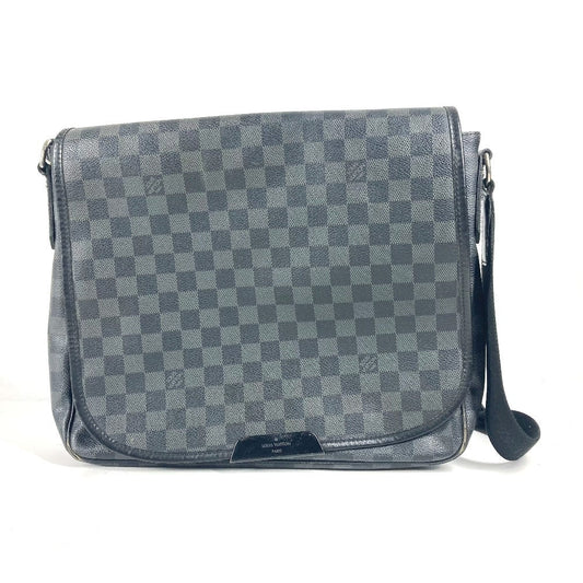 LOUIS VUITTON Shoulder Bag N58029 Damier Grafitto Canvas black Damier Grafitte Daniel MM