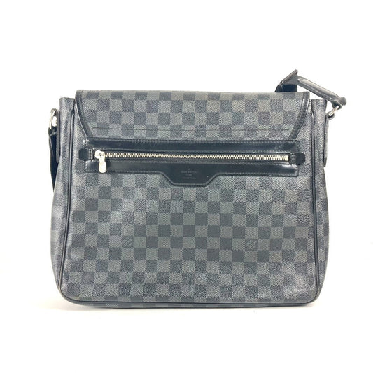 LOUIS VUITTON Shoulder Bag N58029 Damier Grafitto Canvas black Damier Grafitte Daniel MM