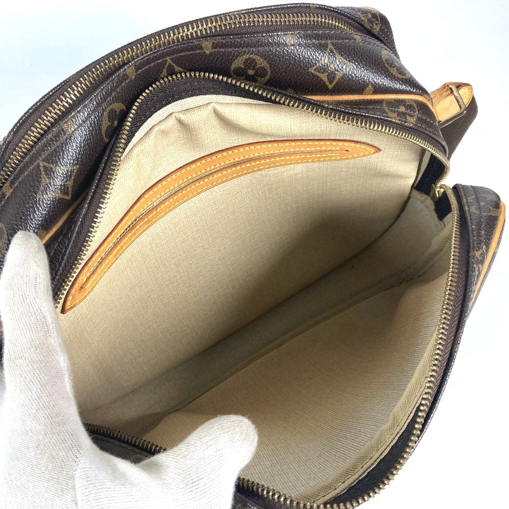 LOUIS VUITTON Shoulder Bag M45254 Monogram canvas Brown Monogram Reporter PM Women Used Authentic