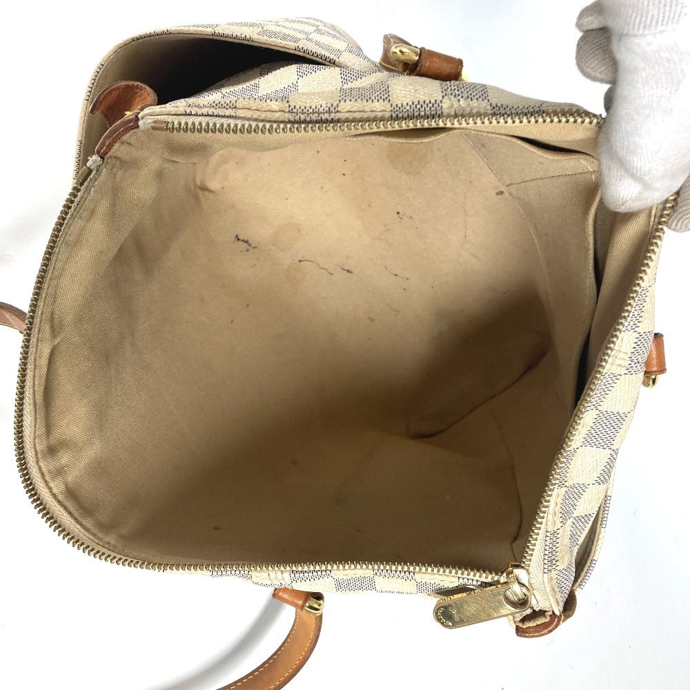 LOUIS VUITTON Shoulder Bag N51261 Damier Azur Canvas white Damier Azur Totally PM unisex(Unisex) Used Authentic