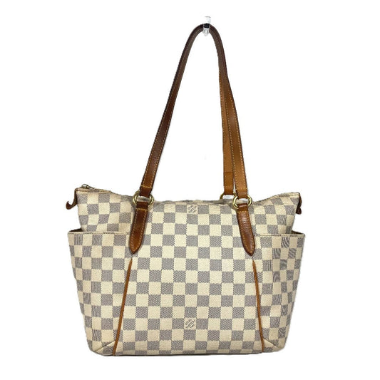 LOUIS VUITTON Shoulder Bag N51261 Damier Azur Canvas white Damier Azur Totally PM unisex(Unisex) Used Authentic