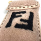 FENDI Pouch 7AS047 Fur, Leather beige Smartphone case phone pouch Women Used Authentic