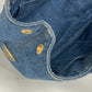 PRADA Handbag denim blue denim Canapa logo