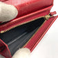 GUCCI Folded wallet 499380 GG Supreme canvas, leather Red GG Supreme Mystic Cat