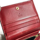 GUCCI Folded wallet 499380 GG Supreme canvas, leather Red GG Supreme Mystic Cat