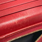 GUCCI Folded wallet 499380 GG Supreme canvas, leather Red GG Supreme Mystic Cat