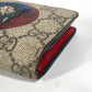 GUCCI Folded wallet 499380 GG Supreme canvas, leather Red GG Supreme Mystic Cat