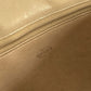CHANEL Shoulder Bag leather beige vintage Matrasse quilting
