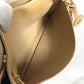 CHANEL Shoulder Bag leather beige vintage Matrasse quilting