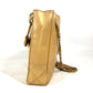 CHANEL Shoulder Bag leather beige vintage Matrasse quilting