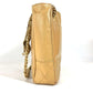 CHANEL Shoulder Bag leather beige vintage Matrasse quilting