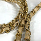 CHANEL Shoulder Bag leather beige vintage Matrasse quilting