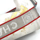 CHANEL Shoulder Bag Nylon white Sports logo mini Women Used Authentic
