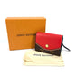 LOUIS VUITTON Trifold wallet M63904 Monogram canvas, leather Red Monogram Portefeuille Tuileries Compact Women Used Authentic