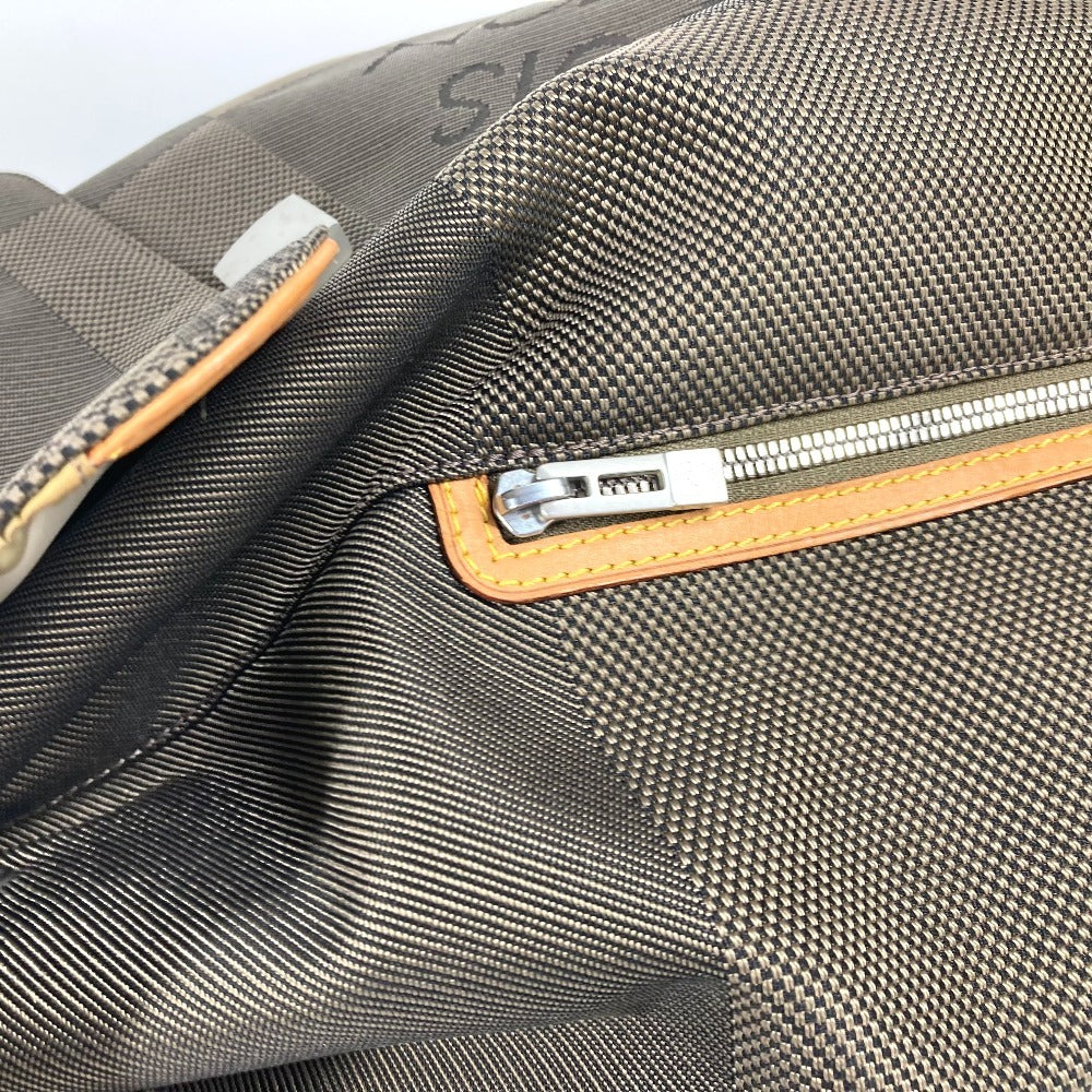 LOUIS VUITTON Backpack M93056 Damier Jean Canvas khaki Damier Jean Pionie mens Used Authentic