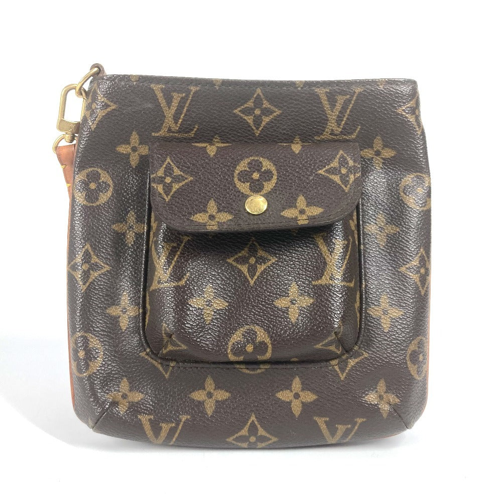 LOUIS VUITTON Pouch M51901 Monogram canvas Brown Monogram Partition unisex(Unisex) Used Authentic