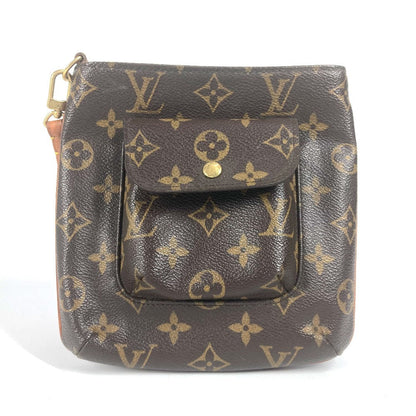 LOUIS VUITTON Pouch M51901 Monogram canvas Brown Monogram Partition unisex(Unisex) Used Authentic