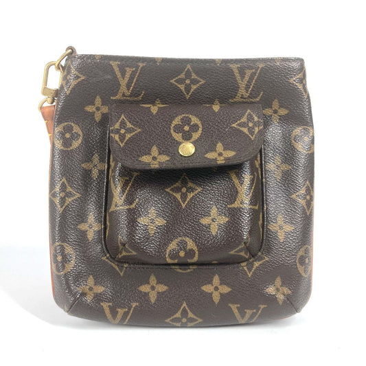 LOUIS VUITTON Pouch M51901 Monogram canvas Brown Monogram Partition unisex(Unisex) Used Authentic