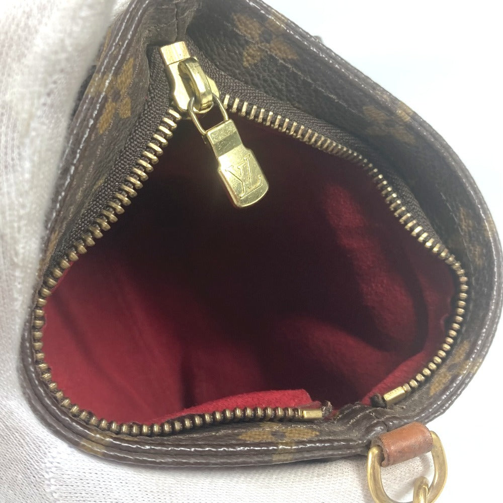 LOUIS VUITTON Pouch M51901 Monogram canvas Brown Monogram Partition unisex(Unisex) Used Authentic