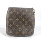 LOUIS VUITTON Pouch M51901 Monogram canvas Brown Monogram Partition unisex(Unisex) Used Authentic