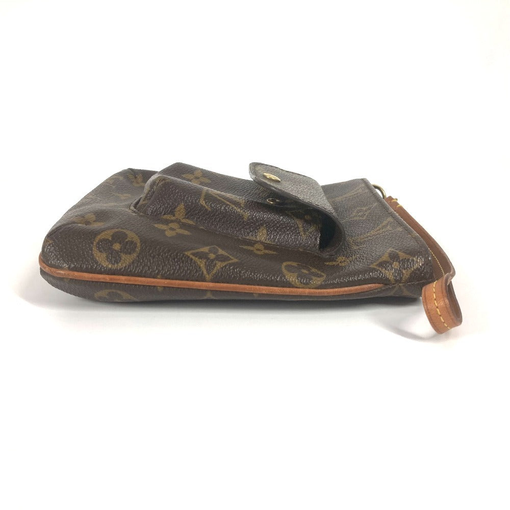 LOUIS VUITTON Pouch M51901 Monogram canvas Brown Monogram Partition unisex(Unisex) Used Authentic