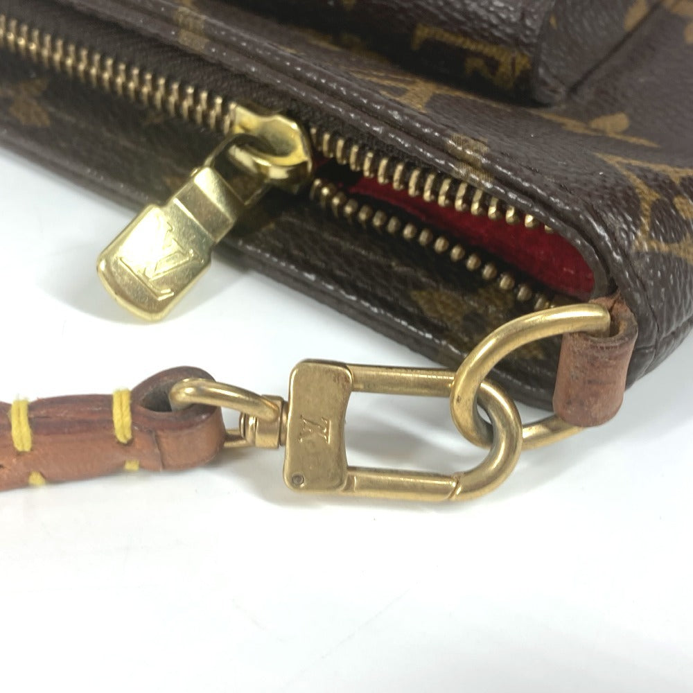 LOUIS VUITTON Pouch M51901 Monogram canvas Brown Monogram Partition unisex(Unisex) Used Authentic