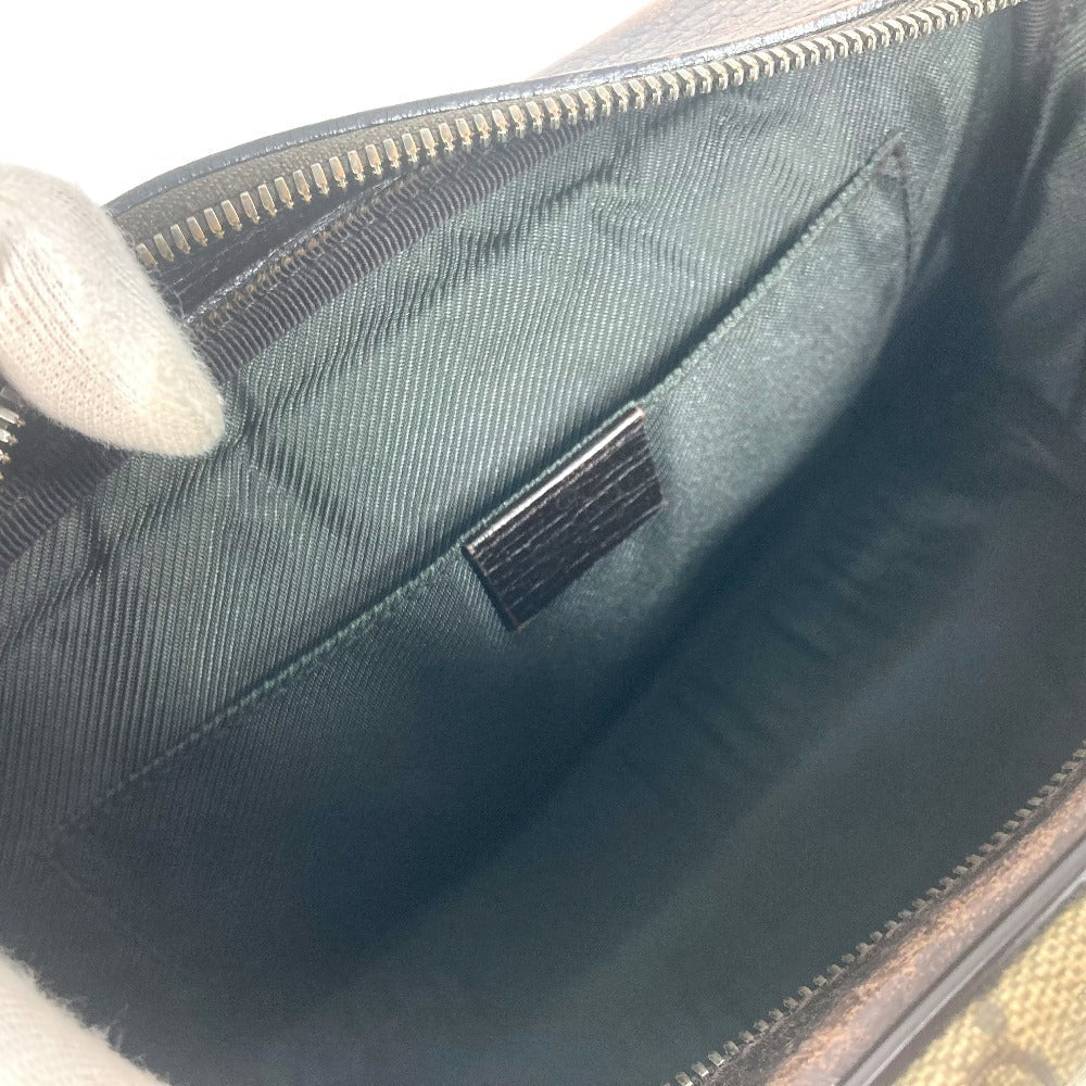 GUCCI Pouch 108891 GG Supreme canvas, leather beige GG Supreme logo