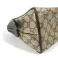 GUCCI Pouch 108891 GG Supreme canvas, leather beige GG Supreme logo